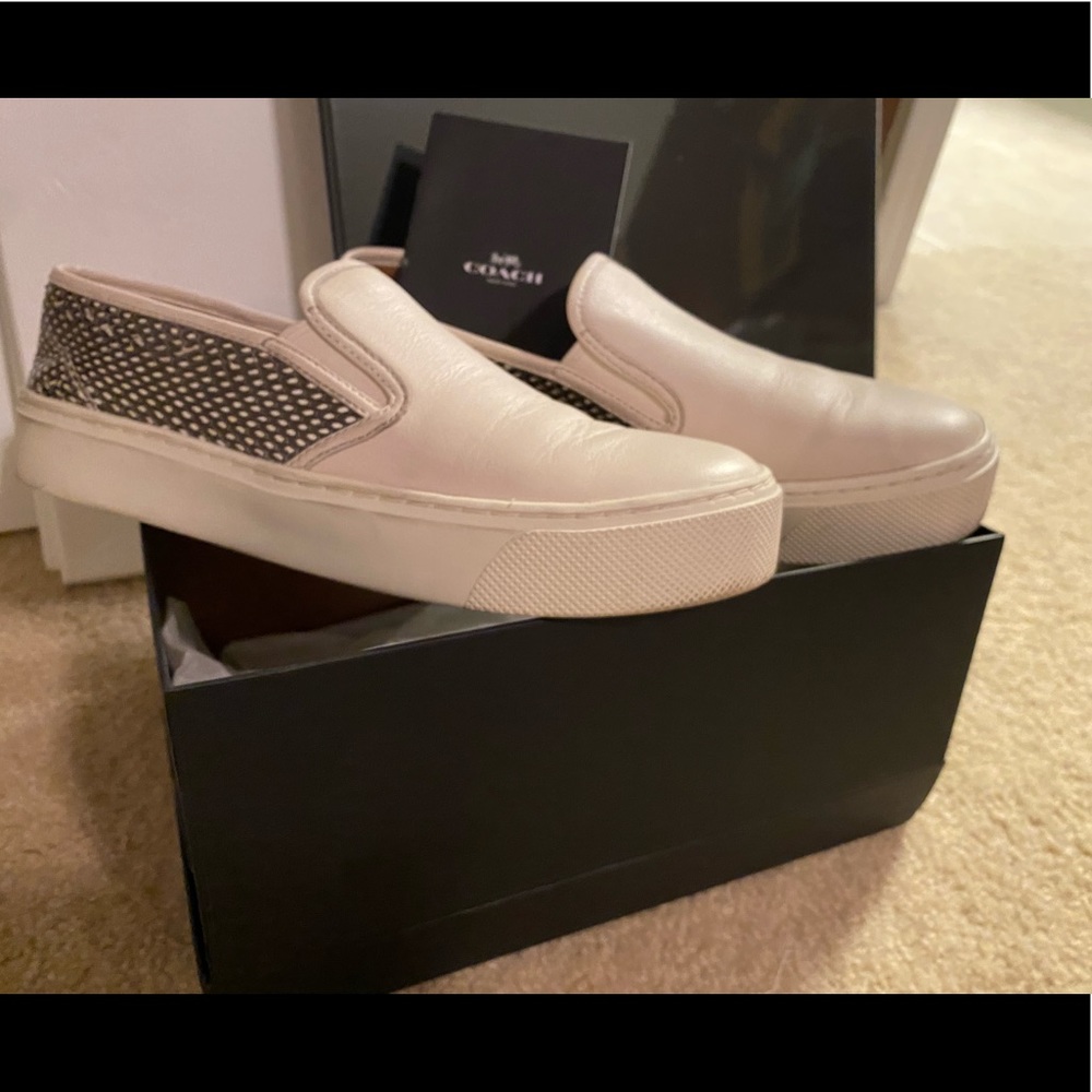Coach Cameron Slip On in Snakeskin (worm 2 times)